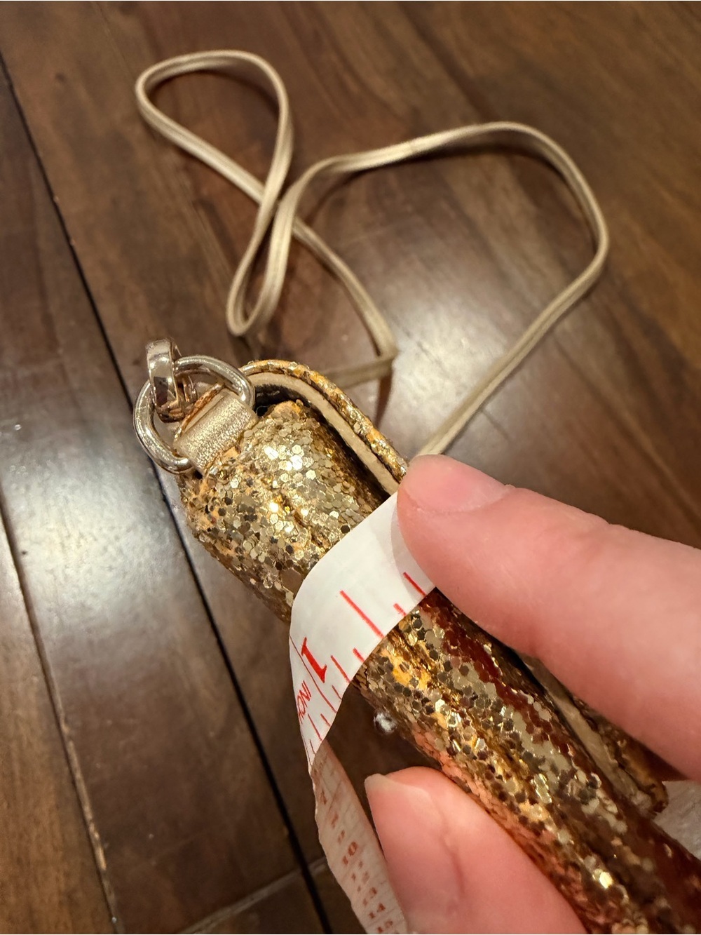 Kate Spade small crossbody gold glitter sparkle purse - Picture 11 of 11